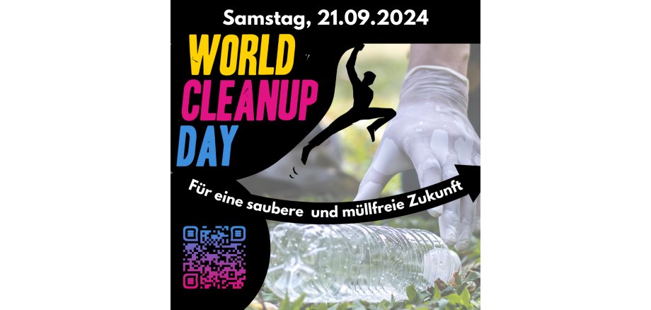 Kopie von World Cleanup Day | Banner Bauzaun - 1