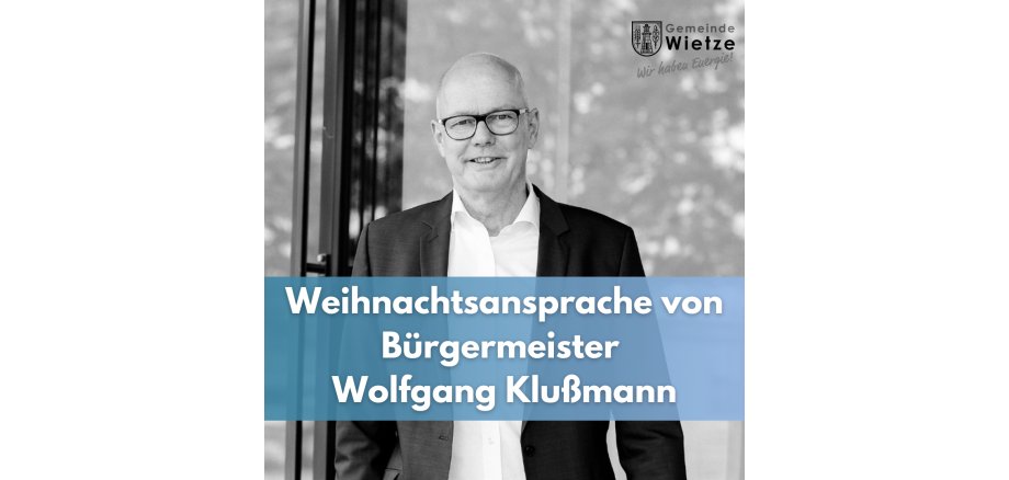 Weihnachtsansprache von Bürgermeister Wolfgang Klußmann - 1